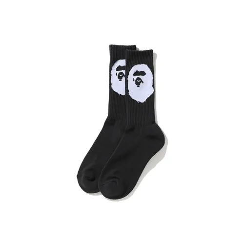 A BATHING APE Unisex Mid-Calf Socks