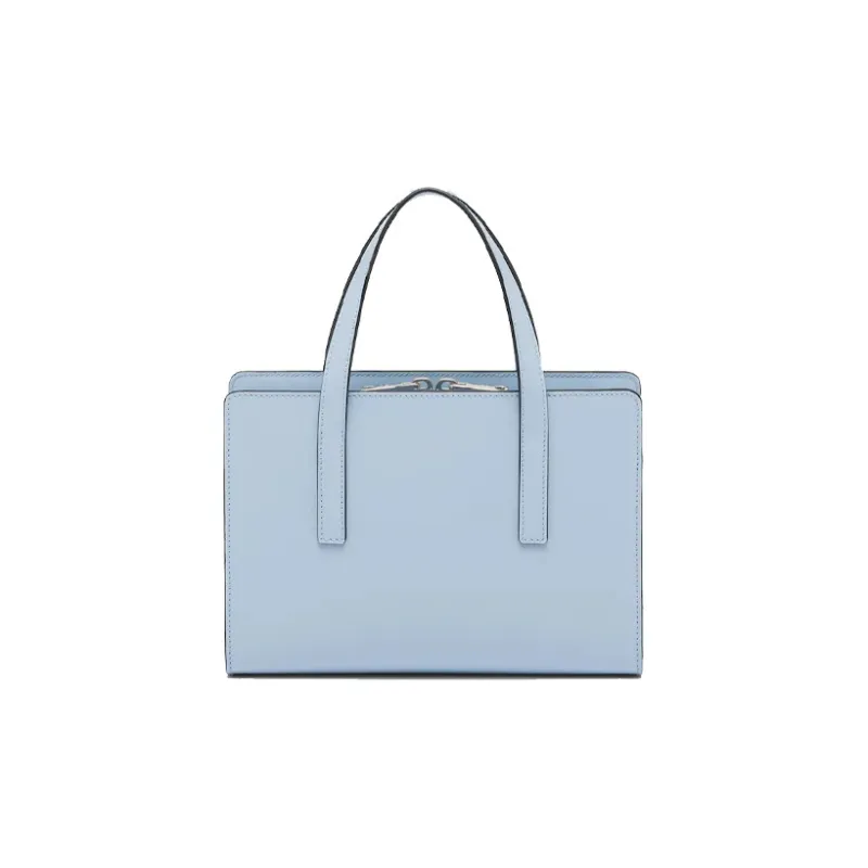 PRADA Re-Edition Leather Shoulder Bag Crossbody Bag Handbag Mini Women's Sky Blue-1