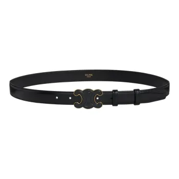 CELINE Medium Cuir Triomphe Belt In Taurillon Leather