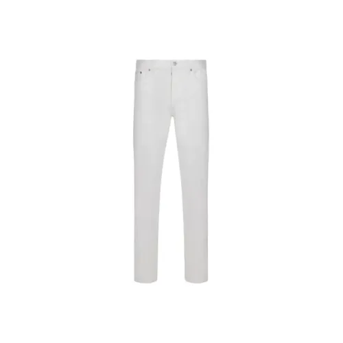 Sacai X DIOR Jeans Men White