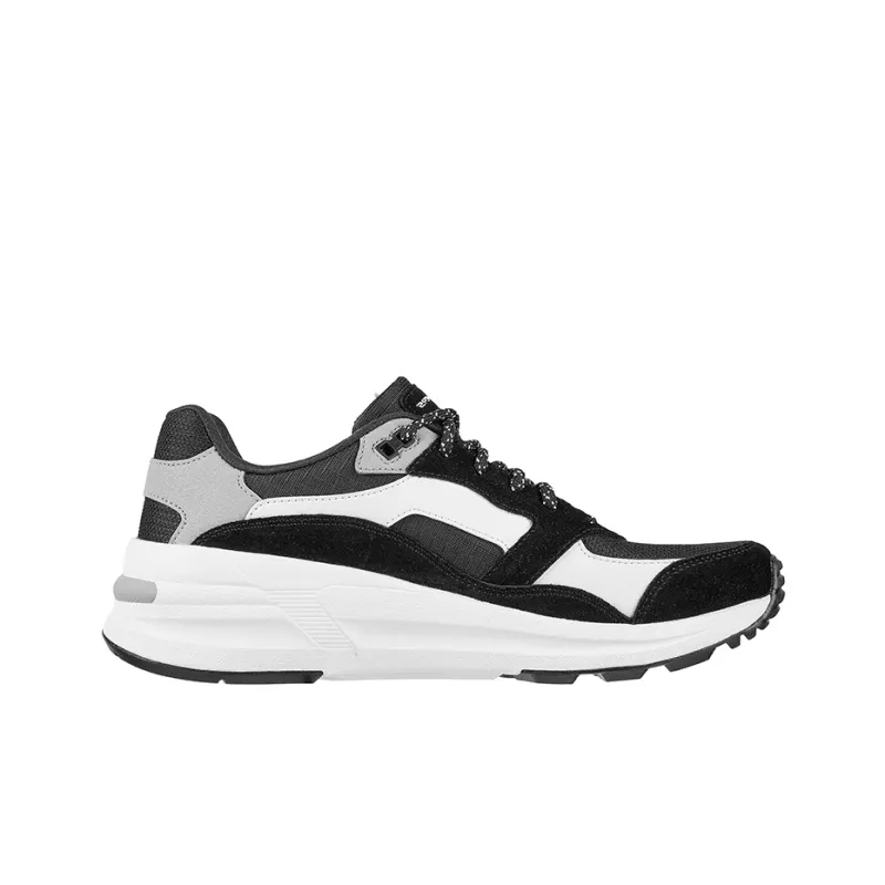 Skechers Global Jogger 'Full Envy Black White' Women's-1