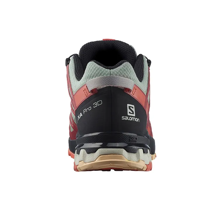 SALOMON XA Pro 3D V8 Gt Cushioning Anti-Slip And Wear-Resistant Low-Top Outdoor Shoes Unisex Gray Red-3