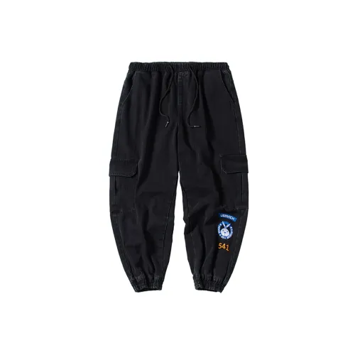 N-MAX TAOWANGTU Jogger Jeans Men's Black