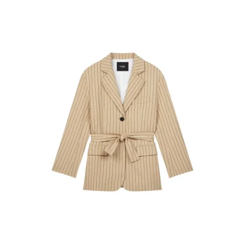 Maje Business Suits Women's Apricot Cream