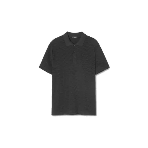 VERSACE Polo Shirts Men Black