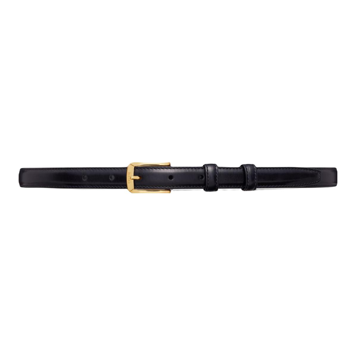 CELINE Leather Belts Women's Black - POIZON