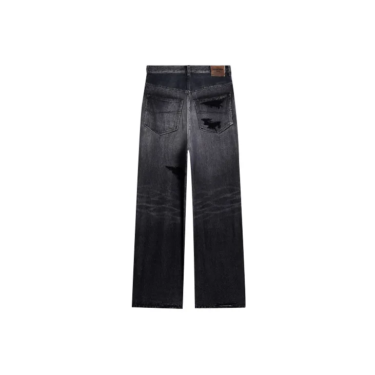Balenciaga Trompe L'Œil Large Baggy Trousers-1