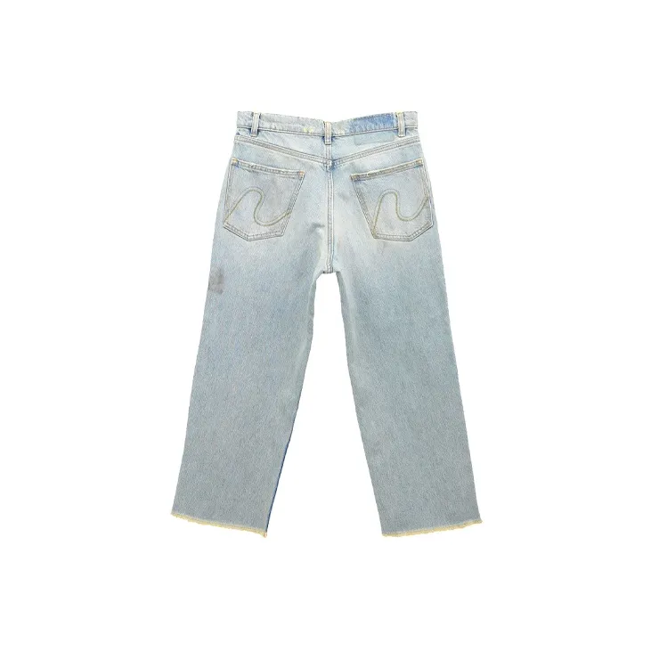 ERL Woven Cropped Jeans-1
