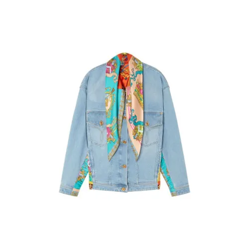 VERSACE Denim Jacket Women's Blue