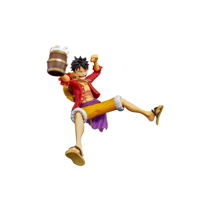 BANPRESTO Monkey D. Luffy Glass Factory, One Piece, Let's Feast, Monkey D. Luffy Bonus Gifts-1