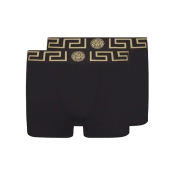 VERSACE Greca Border Boxers 'Black'
