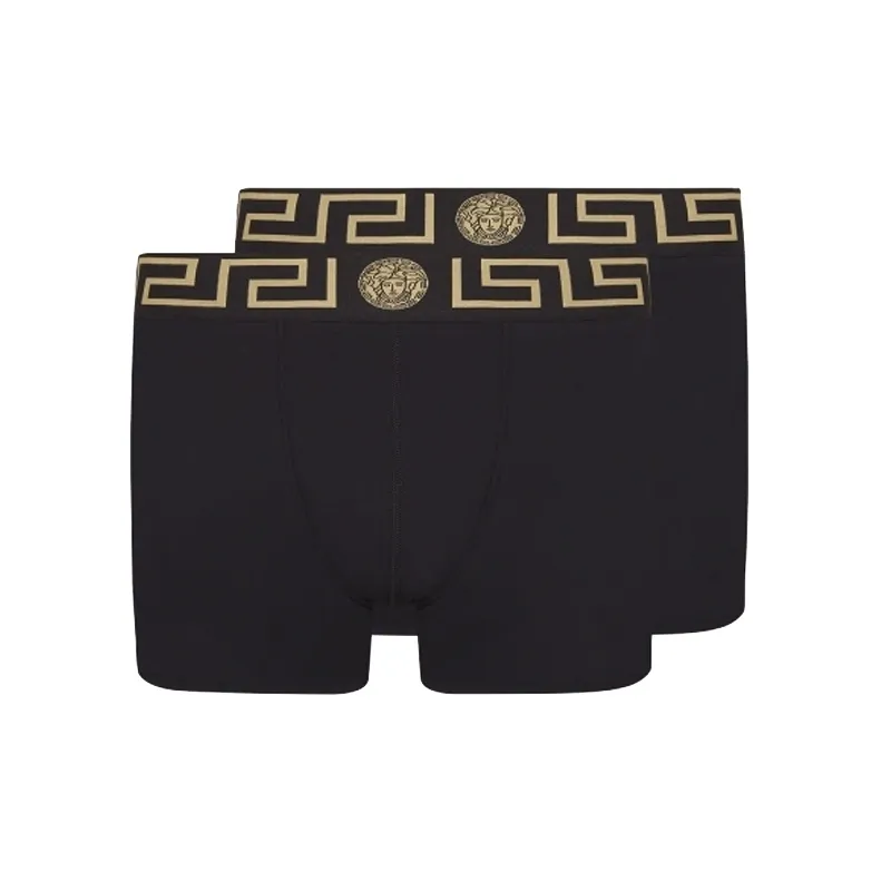 VERSACE Greca Border Boxers 'Black'-0