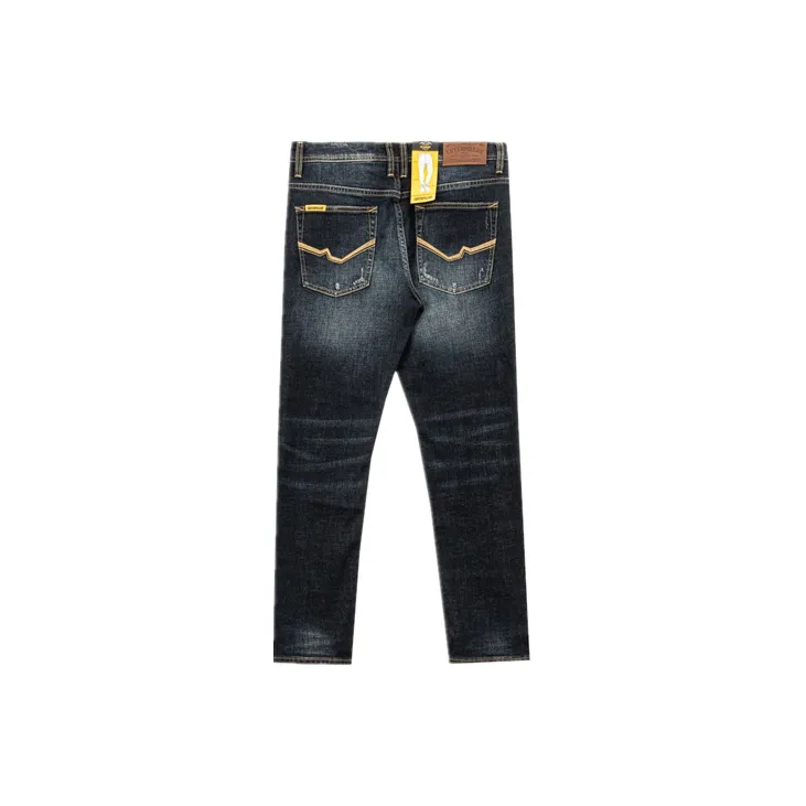 CAT Straight Jeans Men's Dark Blue-1