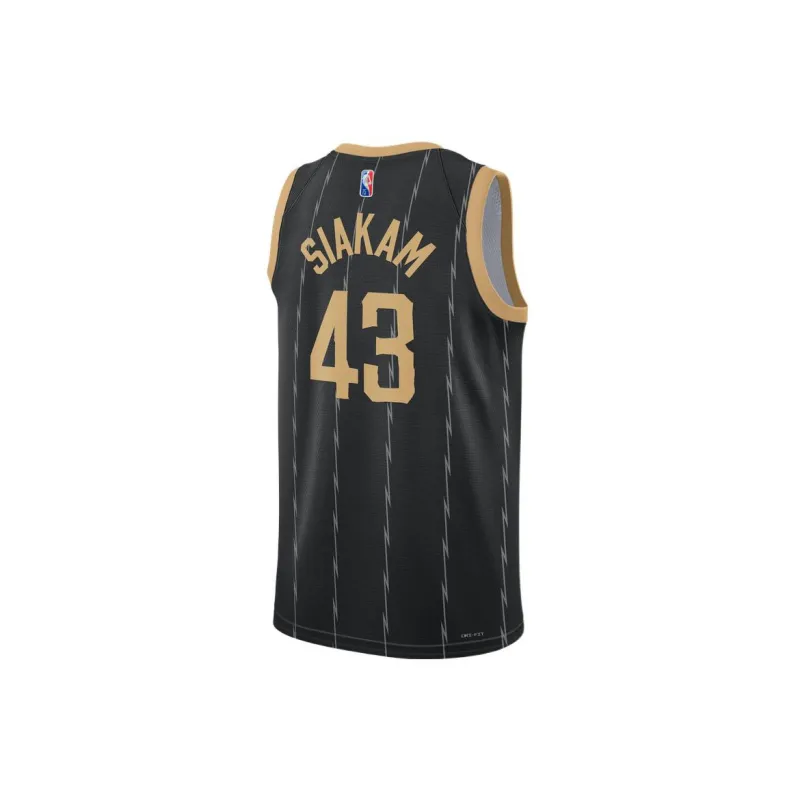 Nike DRI FIT NBA Basketball Jerseys Men's Black-1