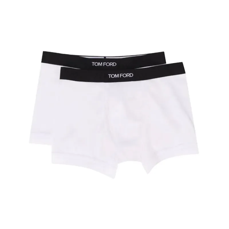 TOM FORD Logo waistband Briefs Pack Of 2-0