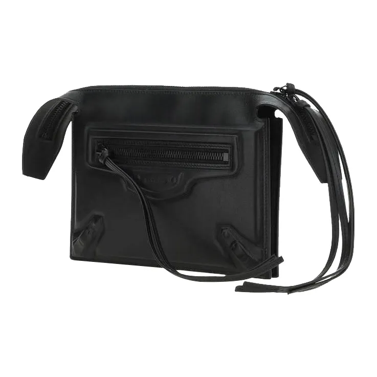 Balenciaga Neo Classic Calfskin Shoulder Bag, Crossbody Bag Regular Women's Black-3