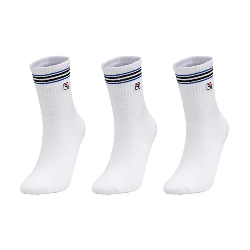 FILA FUSION x Staple Mid-Calf Socks Men's White