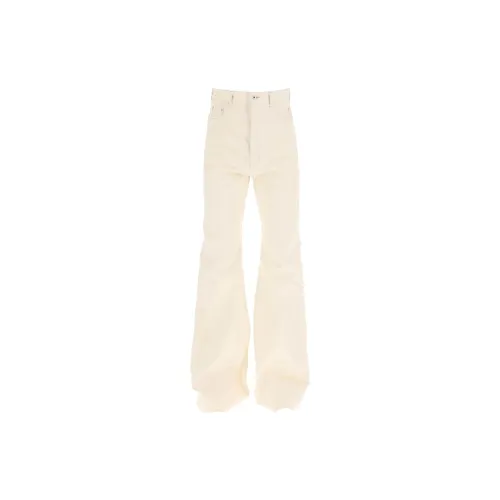 RICK OWENS Jeans Men White