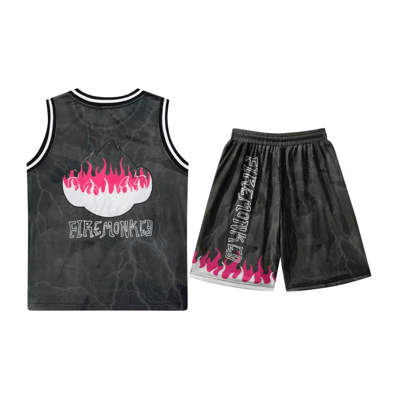 FireMonkey Basketball Suit Unisex Black-1