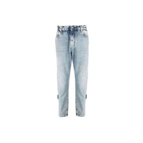 OFF-WHITE SS21 Jeans Men Light Blue