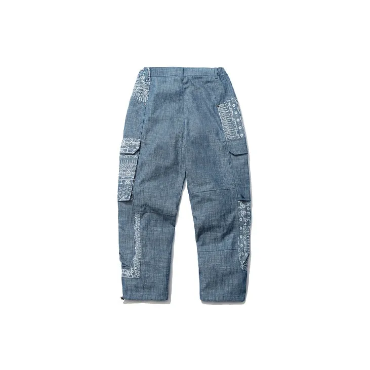 LiNing Sports Fashion Collection Jeans Men Hometown Blue-1