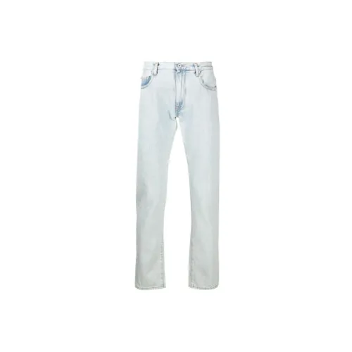 OFF-WHITE SS21 Jeans Men Light Blue