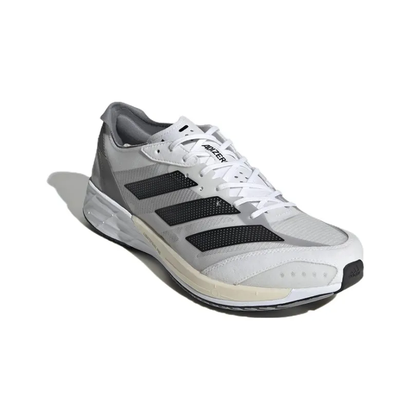 Adidas Adizzero Adios 7 Cloud White Black Grey-2