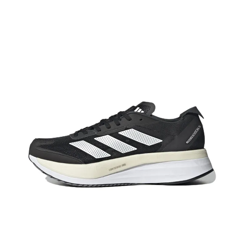 Adidas Adizero Boston 11 Core Black Cloud White-0