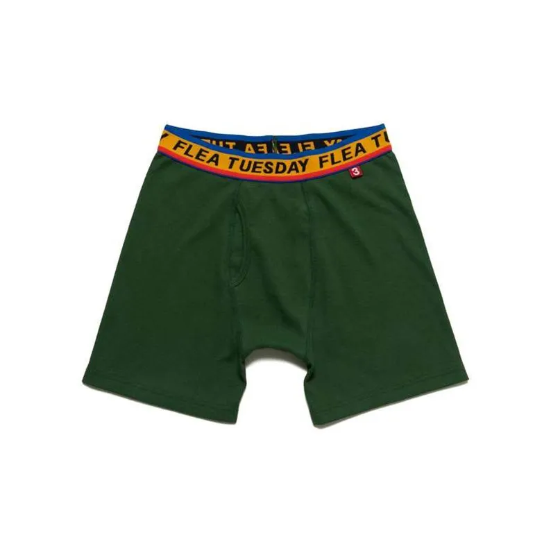 HUMAN MADE TUESDAY FLEA Men's Boxer Brief Underpants Green-0