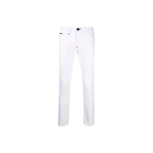 PHILIPP PLEIN Logo-patch Detail Slim-cut Jeans