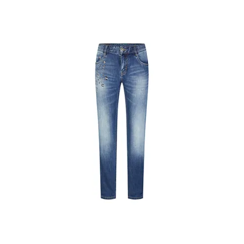 PLEIK PHOLPPE Jeans Men Sky Blue