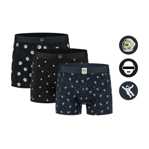 A damunderwear 배색 3팩 세트 남성 드로즈