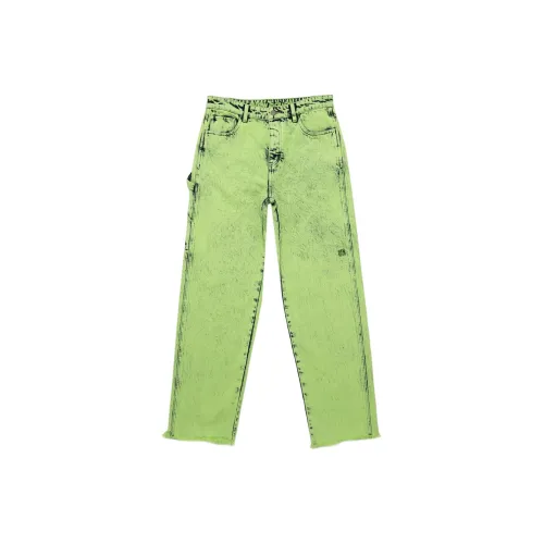 Drew House Smiley Collection Jeans Unisex Green