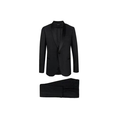 Ermenegildo Zegna Business Suits Men Set Black