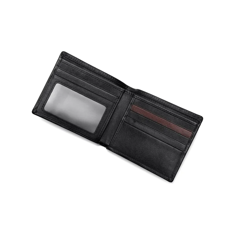 Ace Paul Cow Leather Wallet Men's Black-6