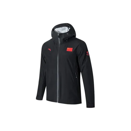 ANTA All-weather Windbreaker Jackets Men Black