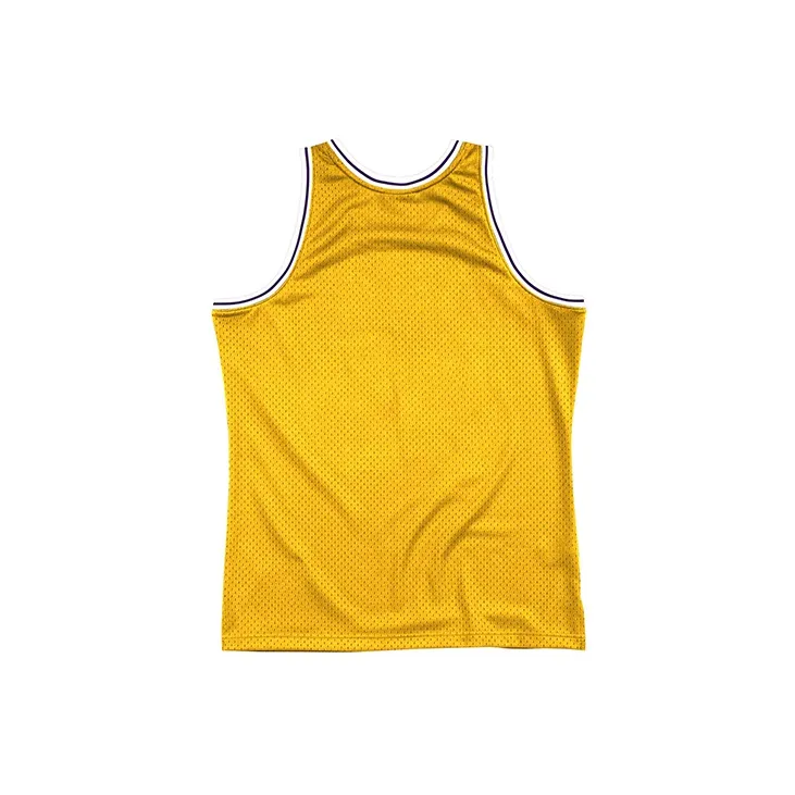 Mitchell Ness Basketball Jerseys Men Yellow-1