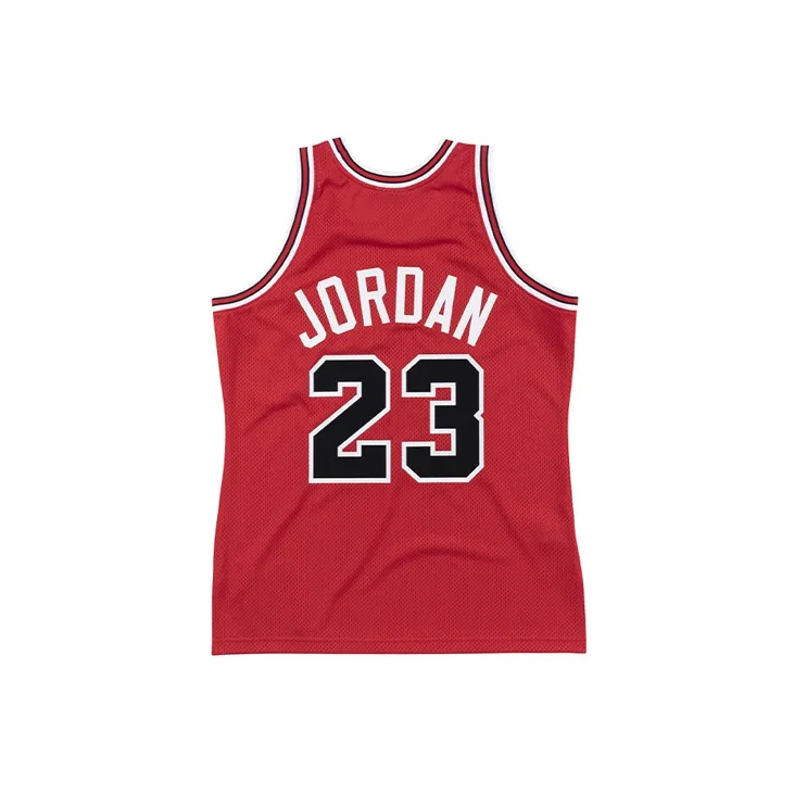 Mitchell & Ness Basketball Jerseys Men's Red-1