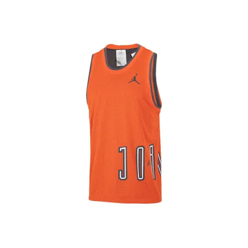 Jordan Basketball Jerseys Men Orange