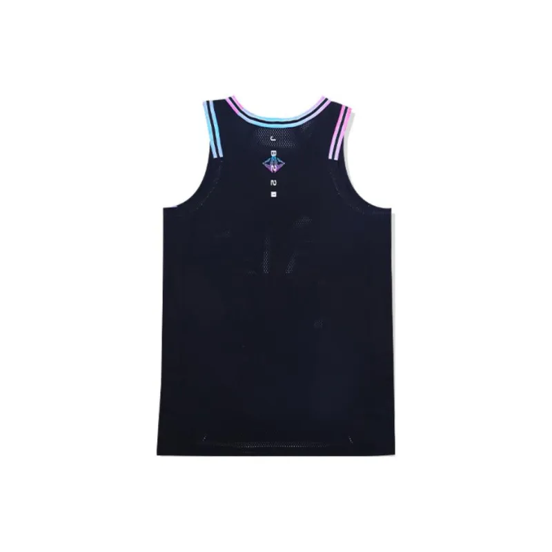LiNing Sports Basketball Collection Basketball Jersey Unisex Black-1