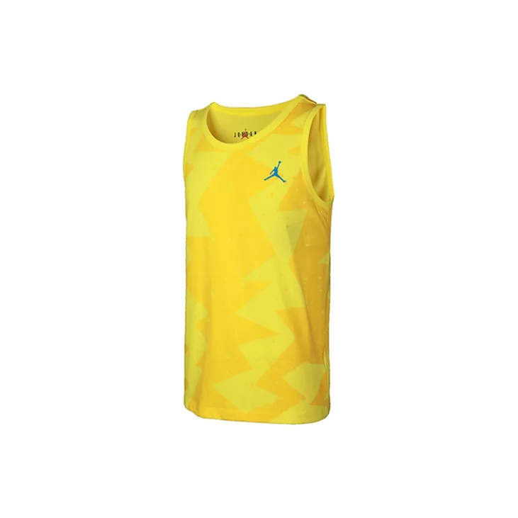 Jordan Basketball Jerseys Men's Yellow-2