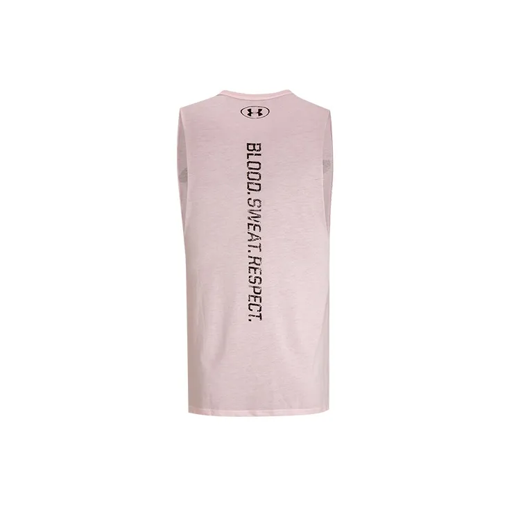 Under Armour Project Tank Tops Men Pink-1