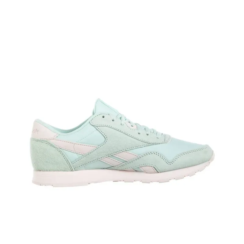Reebok Classic Nylon Wear-Resistant Low-Top Running Shoes Women's Mint Green-1