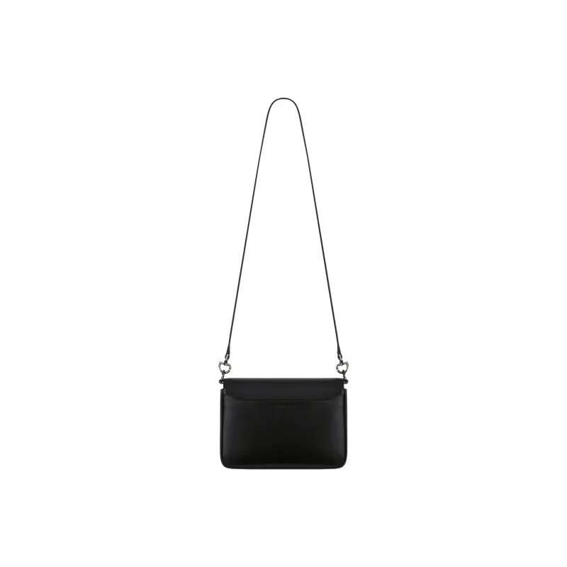 Givenchy 4G Shiny Spazzolato Cow Leather Shoulder Bag Handbag Shoulder Bag Women's Black-2
