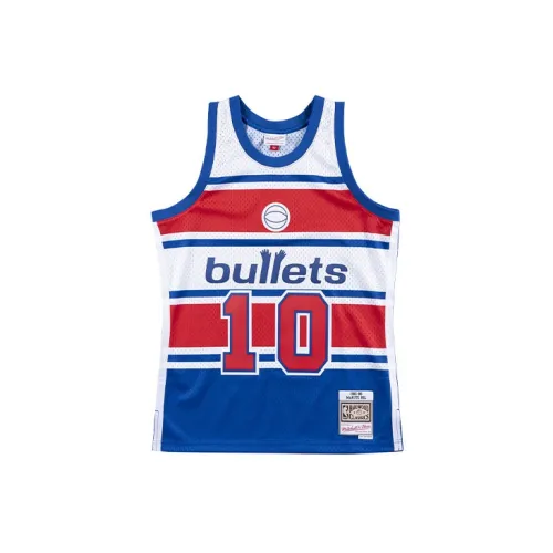 Mitchell Ness Basketball Jerseys Men Blue