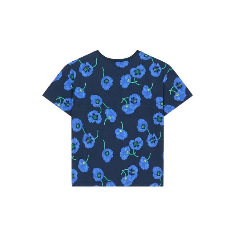 KENZO Floral print Cotton T shirt-1