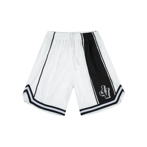 JUST VIBE Basketball Shorts Unisex Black/White