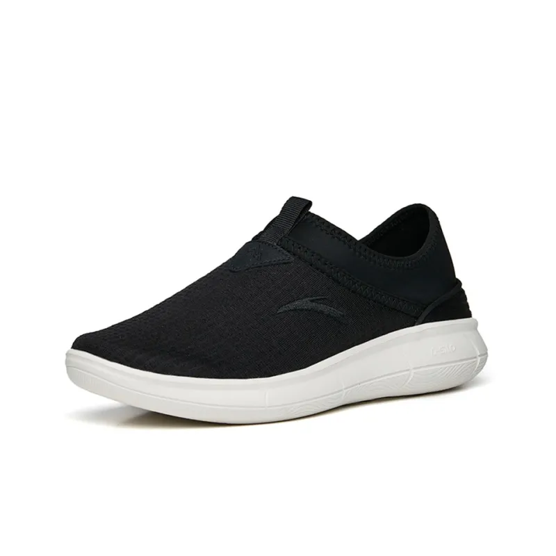 Anta Outdoor Collection Cushioned Anti Slip Wear Resistant Breathable Lightweight Low Top Casual Shoes Men's Black-2