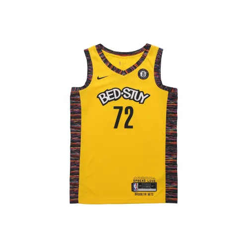 Nike X NBA Basketball Jerseys Men Amarillo Yellow