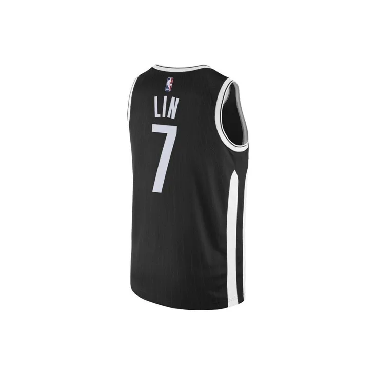 Nike x NBA Jeremy Lin City Edition Swingman Jersey Basketball Jersey Men's Black-1